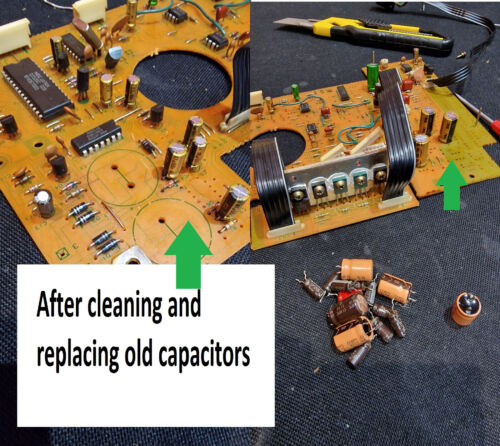Kit de reparación estéreo Cassette Deck ALPINE AL-90 - todos los condensadores - Zdjęcie 7 z 16