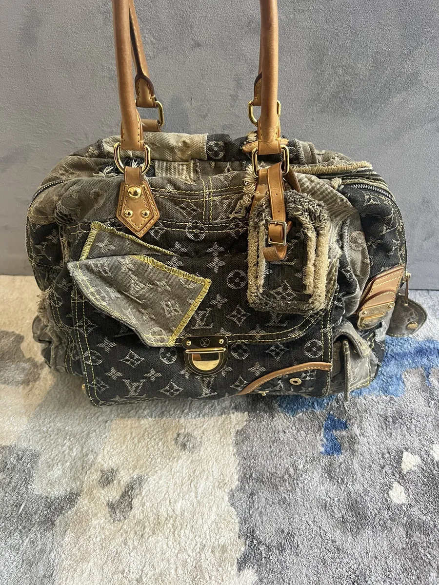 Louis Vuitton Limited Edition Monogram Denim Patchwork Bag ○ Labellov ○ Buy  and Sell Authentic Luxury