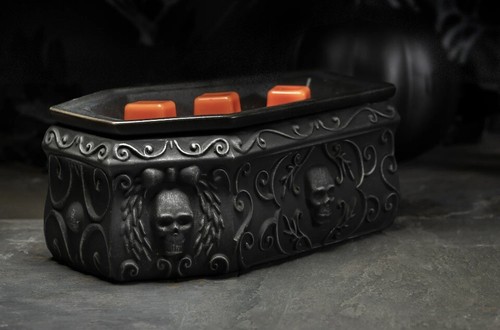 ScentSationals Holiday Fragrance Wax Warmer Halloween Coffin Muerto Spooky Skull