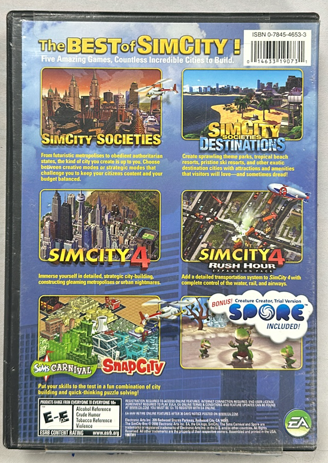 The Sim City Box (PC DVD) (B124-39) 14633190731| eBay The Sim City Box (PC DVD) (B124-39) 14633190731| eBay