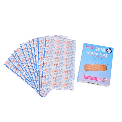 50pcs-First-Aid-Bandage-Hemostatic-Medical-Waterproof-With-Gauze-Pads-y1z