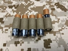 AA Battery 5-Ring Holder SWAT Tan Khaki Hook Backing