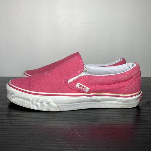 neon knockout pink vans