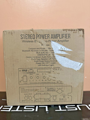 Pyle PDA29BU Wireless Bluetooth USB FM Radio Stereo Power Audio Amplifier