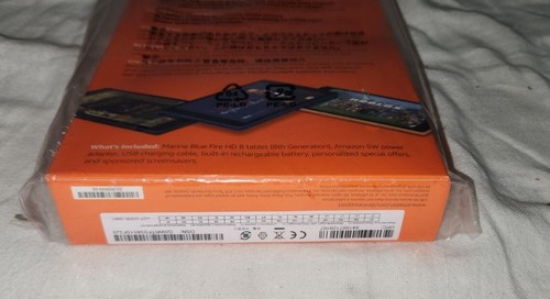 Nuovo tablet Fire HD8 Alexa Amazon 16 GB blu marino nuovo con scatola - Foto 3 di 3