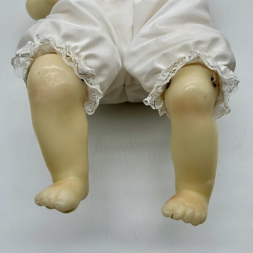 "Muñeca bebé de cera Gillie Charlson 1982 vintage 19""" - Imagen 10 de 19