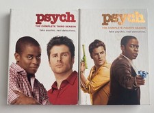 Psych: The Complete Third  Fourth Season 3  4 DVD Lot 