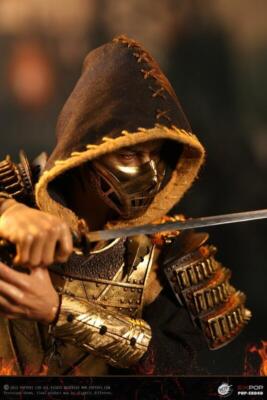 モータルコンバット PopToys EX049 スコーピオン 1/6 フィギュア New POPTOYS EX049 1/6 Mortal Kombat Scorpion Copper&Leather