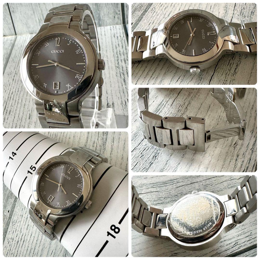 GUCCI 8900M シルバー ブラック 時計 中古・古着通販】GUCCI (グッチ) 腕時計 8900M SSブレスレット
