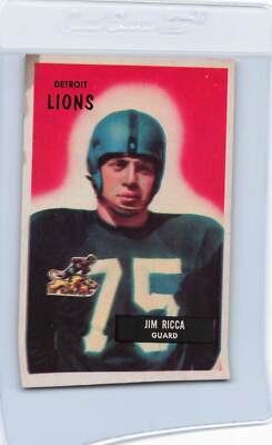 1955 Bowman #109 Jim Ricca Lions VG/EX *DA6006