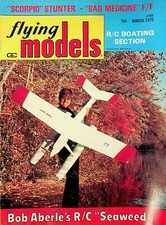 Flying Models Magazine March 1975 