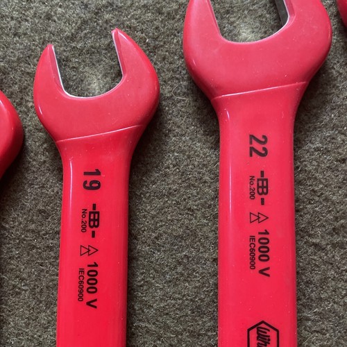 Wiha 20196 Metric Insulated Wrench Set Plus 6 & 7mm. Electrician NOS 🇩🇪 15 Pc - Picture 7 of 11
