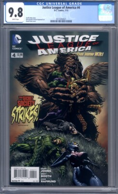 Justice League of America #4 CGC 9.8 DC Comics 2013 Secret Society