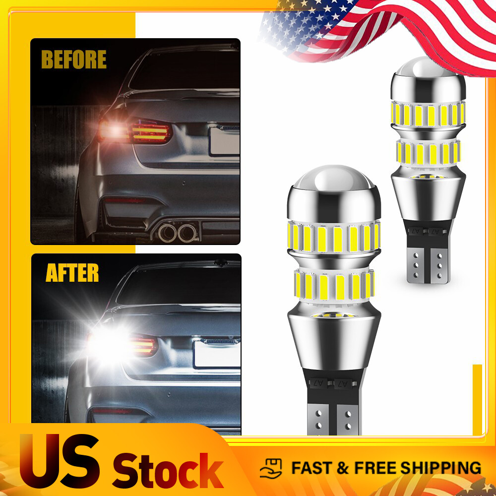 912 921 LED 906 Car Bulbs For Car Truck Backup Reverse Lights 3000 Lumens White