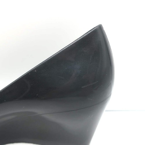 Gucci Marola Interlocking GG Peep Toe Jelly Wedge Pumps Black Size 38 NEW - Picture 10 of 16
