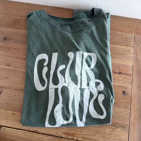 Cotton On T-Shirt Size M Womens Green Graphic Print Relaxed Boyfriend Tee