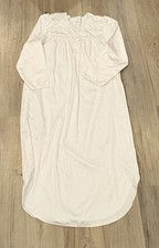 Vintage Carole Hochman Full Length Satin/Polyester Pale Pink Nightgown. Size S