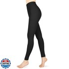 Wegitcs Compression Pantyhose for Women and Men, Footless 15-20 mmHg Medical