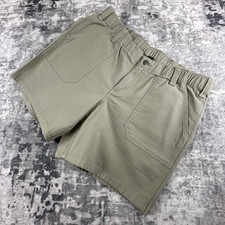 Carhartt Womens 12 Rugged Flex Work Shorts Solid Tan Relaxed Fit Gorpcore
