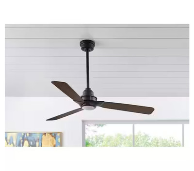 Ester 54 in. White Color Changing Integrated LED Indoor/Out Matte Black/Brown