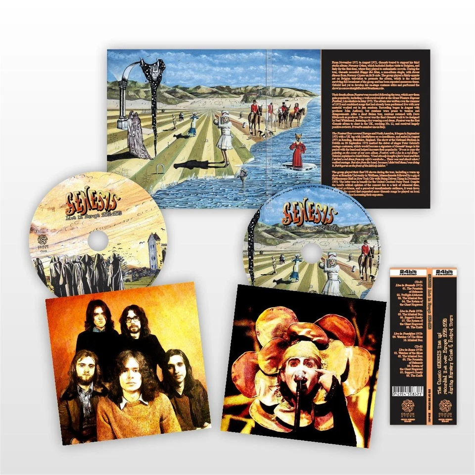 GENESIS Rare live album 1972-1973 (2x CD /mini LP) selling foxtrot peter gabriel - Image 3 of 4