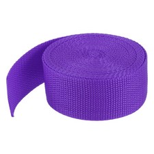Lightweight Polypropylene Webbing Strap 3.8cm 5 Yard Dark Purple