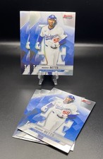 5 CARD LOT - 2025 BOWMANS BEST REFRACTOR & BASE MOOKIE BETTS DODGERS NO. 64