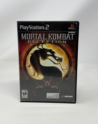 Mortal Kombat Deception PS2 PlayStation 2 Game + Case Black Label