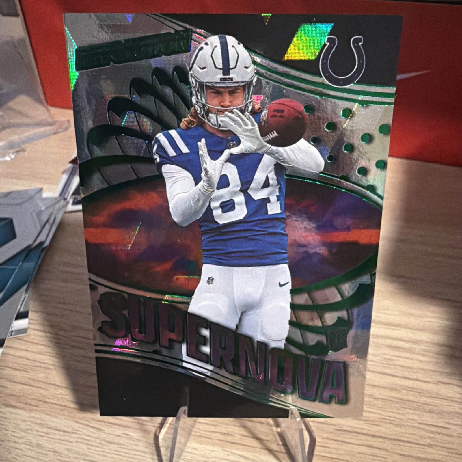 2025 Panini Revolution Tyler Warren Supernova Rookie Cubic # 07/10 Colts Rc