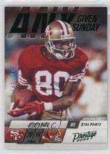 2022 Panini Prestige Any Given Sunday Xtra Points Green /249 Jerry Rice HOF h3a