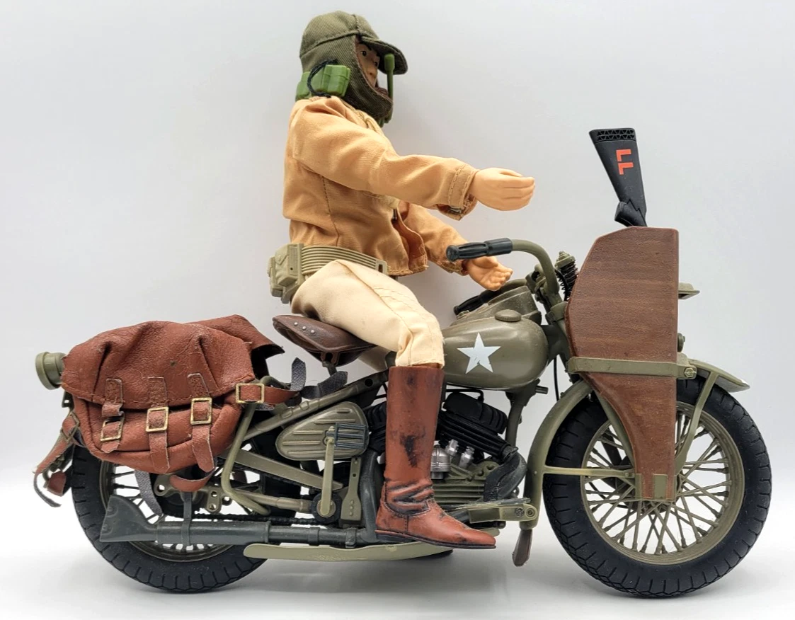 G.I. Joe Military & Adventure 1:6 Motorbike Action Figures for