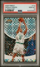 2005 FINEST X-FRACTOR #112 GERALD GREEN 147/199 PSA 10