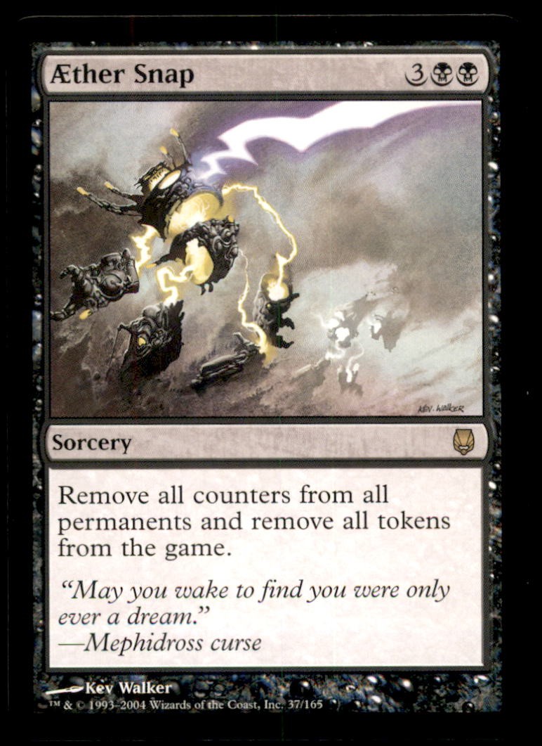 MTG Aether Snap LP Light Play Darksteel [4648]