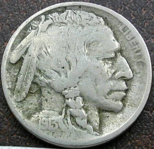 US 1913-D Variety 1 Buffalo Nickel  **