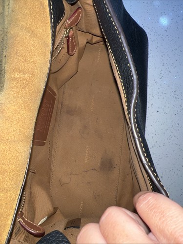 Coach Madison Pinnacle Leder Schultertasche Handtasche Schwarz Handtasche Beuteltasche - Bild 15 von 17