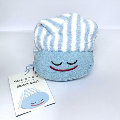 Dragon Quest Gelato Pique Slime Knit Pouch Soft Plush Bag