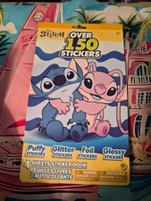Stitch Disney puffy glitter Stickers with Lilo