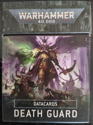 Warhammer 40k Death Guard Datenkarten 9. Edition Games Workshop