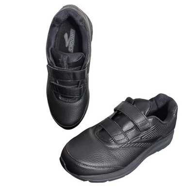 Brooks Addiction Walker V-Strap 2 Black Leather Shoes Mens  display picture 1