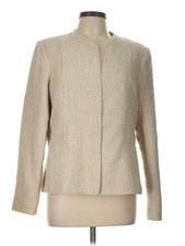 Calvin Klein Women Ivory Blazer L