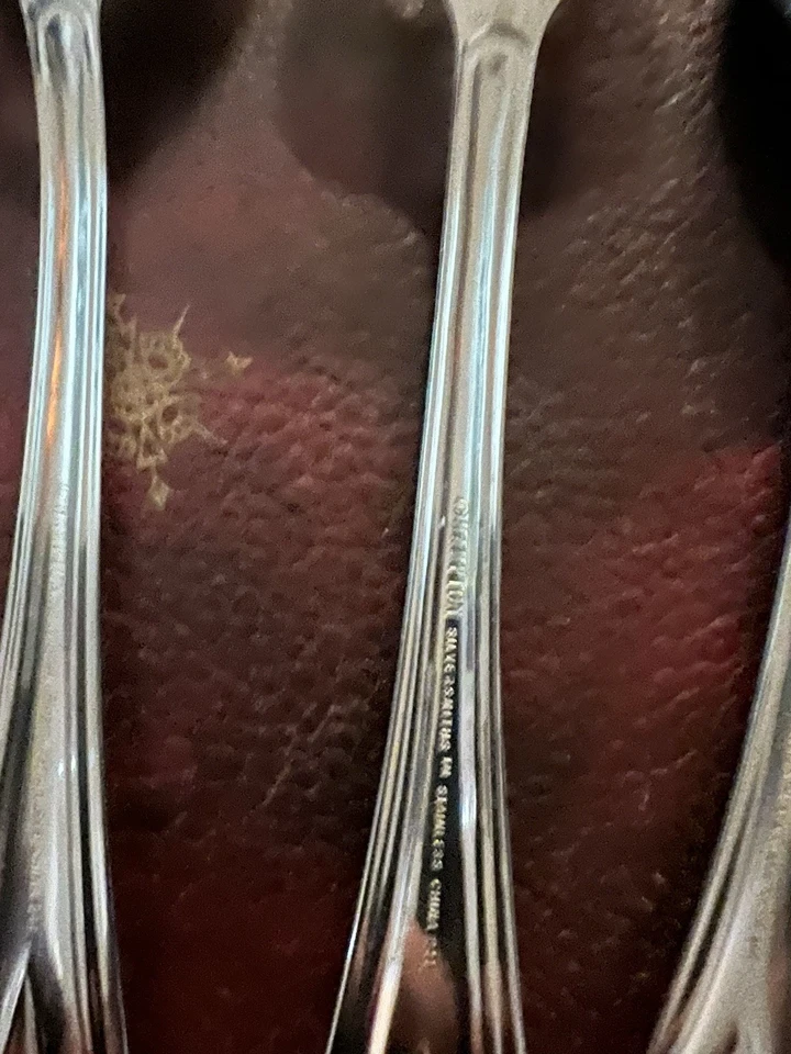 5 Piece Serving Set Hampton Silversmiths Rose Pattern - Image 3 of 3