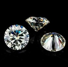 Certified Natural D Color Solitaire Lab Grown Diamond Round Cut 3 Ct VVS1 Loose