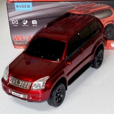 bluetooth WSTER CAR SPEAKER WIRELESS FM RADIO USB AUX RECHARGEABLE LOUD SOUND