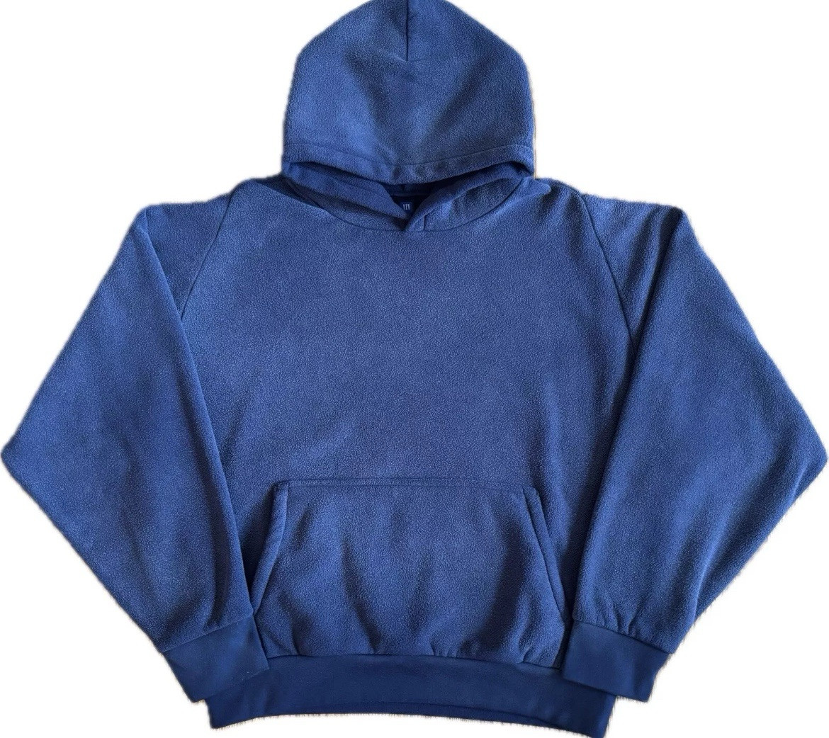 トップス YEEZY GAP Polar Fleece Hoodie NAVY M Yeezy Gap Polar Fleece Padded Hoodie Dark Blue - US