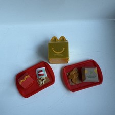 Lot Of 3: 2025 Mc DONALD'S Lil Mc Donalds Minature Kids HAPPY MEAL TOYS