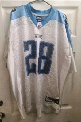 NFL ユニフォーム テネシー・タイタンズ Chris Johnson 28 Reebok NFL Equipment Tennessee Titans #28 Chris Johnson