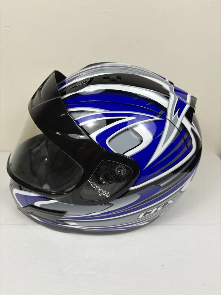Casco de moto de nieve de seguridad CKX talla mediana modelo RR600 Astro azul Foto 2 de 4
