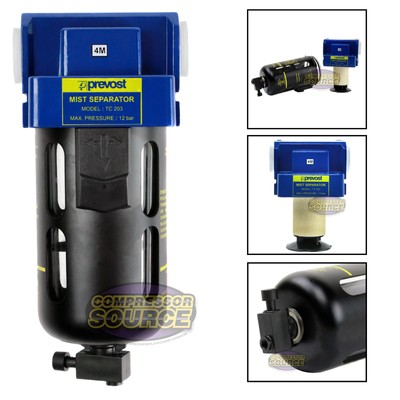 Prevost Compressed Air Inline Oilesser Oil Coalescing Separator Filter 1/2'' FNPT