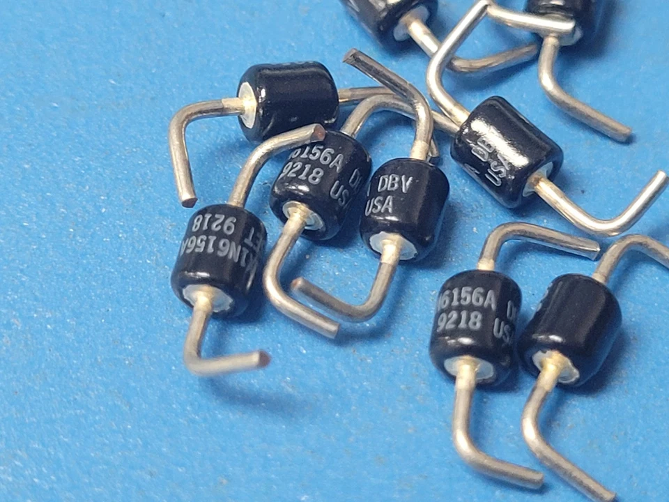 (1 PC) JANTX1N6156A TVS Diode Single Bi-Dir 29.7V 1.5KW FORMED LEADS Foto 3 de 4