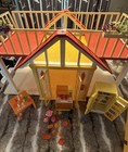 Vintage Barbie A-Frame Dream House w/ Furniture & Assorted Accessories — photo 4